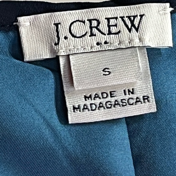 J Crew Factory Small Playful Polka Dot Flutter Sleeve Peplum Hem Shift Dress - Picture 8 of 8